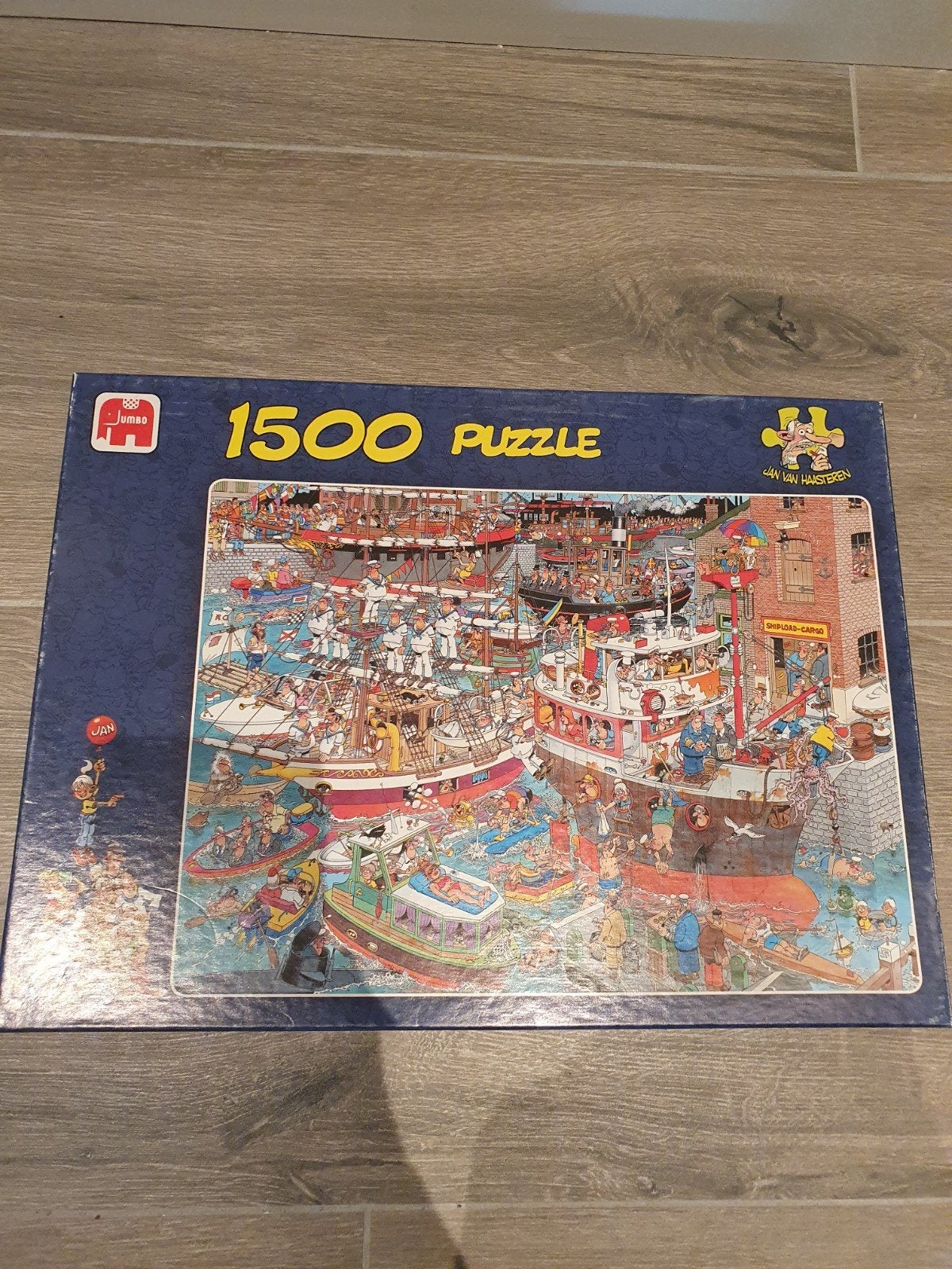 Jan van haasteren de haven, Ophalen, 500 t/m 1500 stukjes, Zo goed als nieuw
