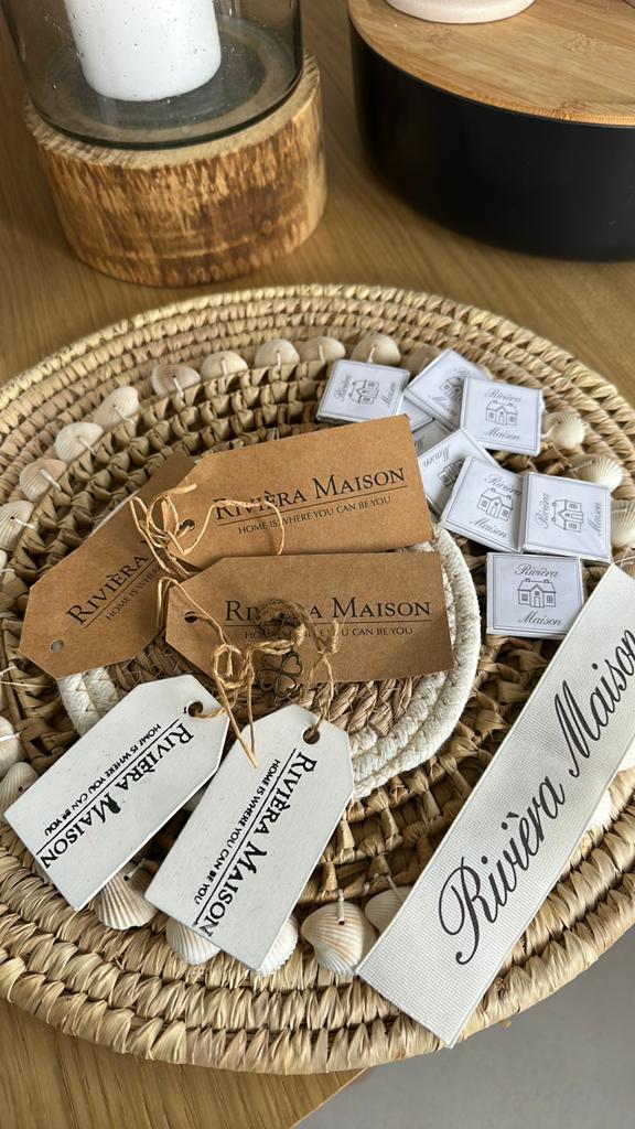 Riviera Maison labels en chocolaatjes, Ophalen of Verzenden, Nieuw, Meerkleurig, Papier/karton