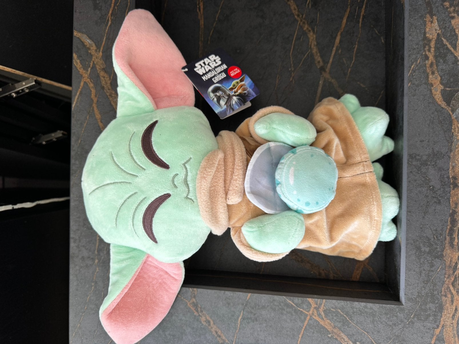 Star wars Yoda Grogu knuffel, Ophalen of Verzenden, Zo goed als nieuw, Overige typen