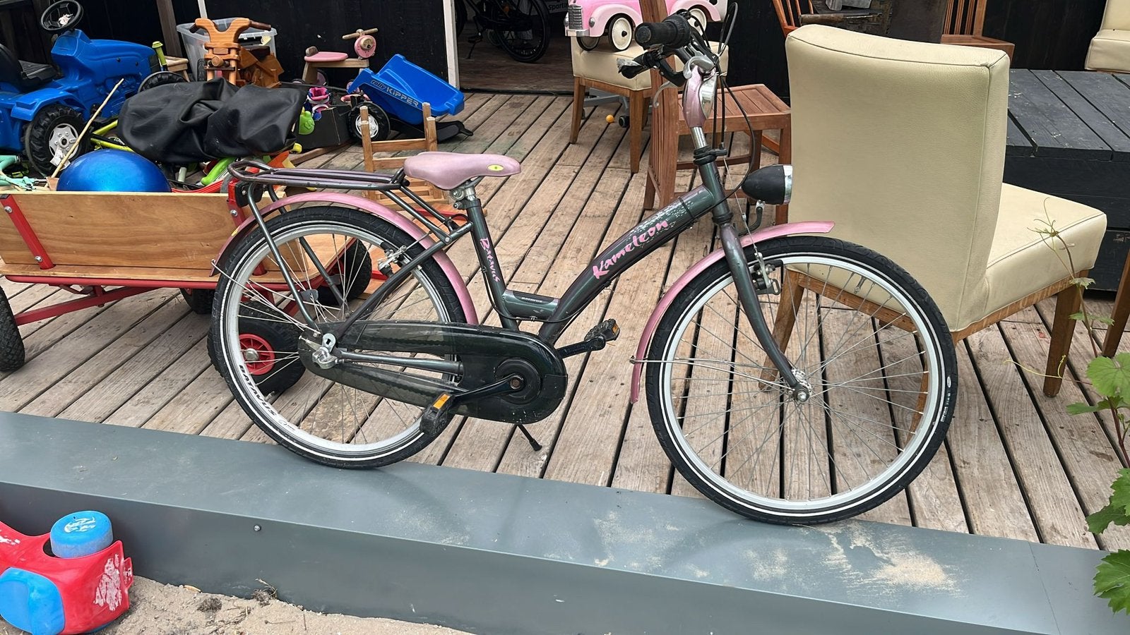 Fiets 24 inch - klein prijsje, Fietsen en Brommers, Minder dan 47 cm, Ophalen, Gebruikt, Staal