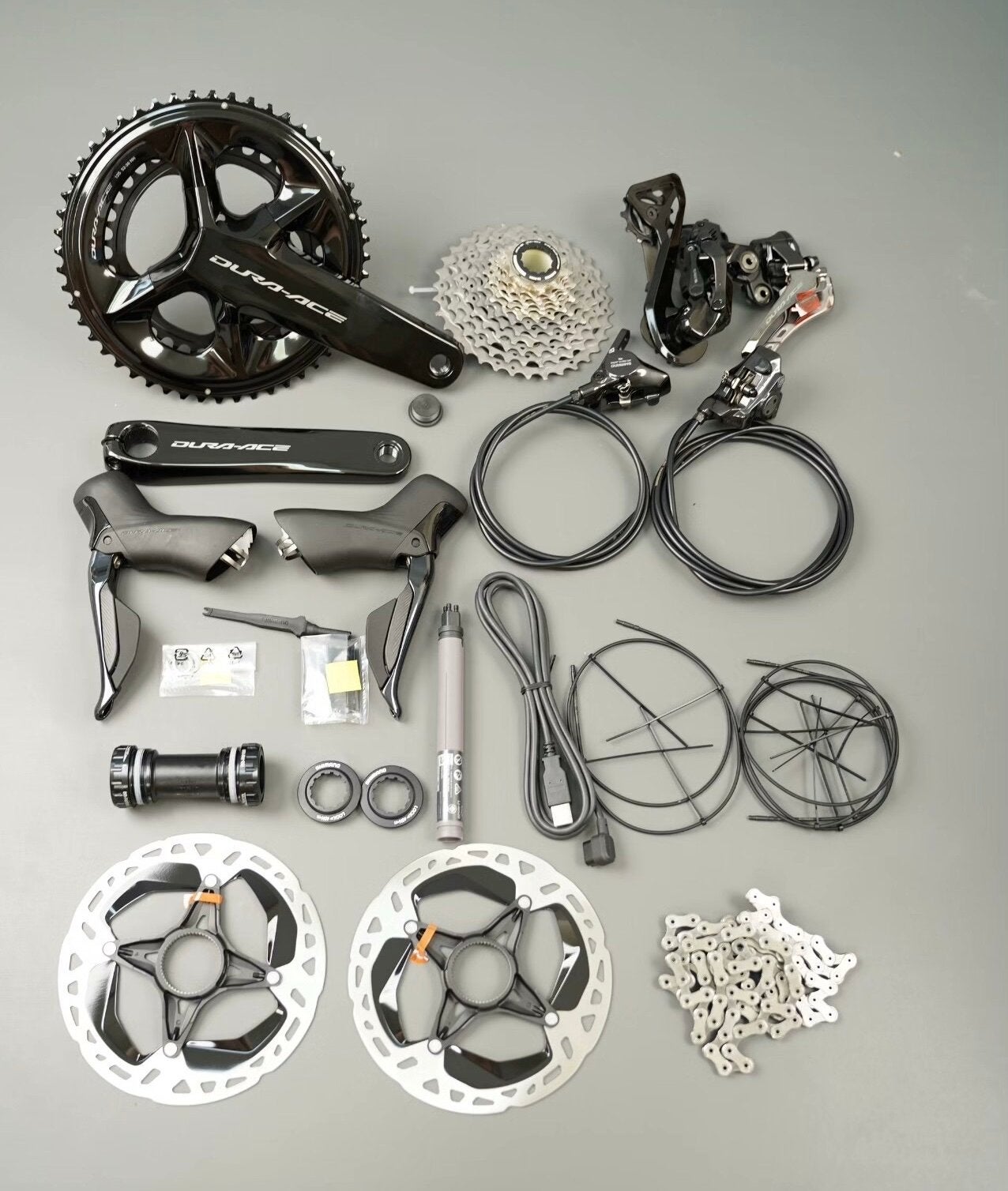 Shimano Dura-Ace R9200 Groepset, Overige typen, Ophalen of Verzenden, Zo goed als nieuw, Aluminium