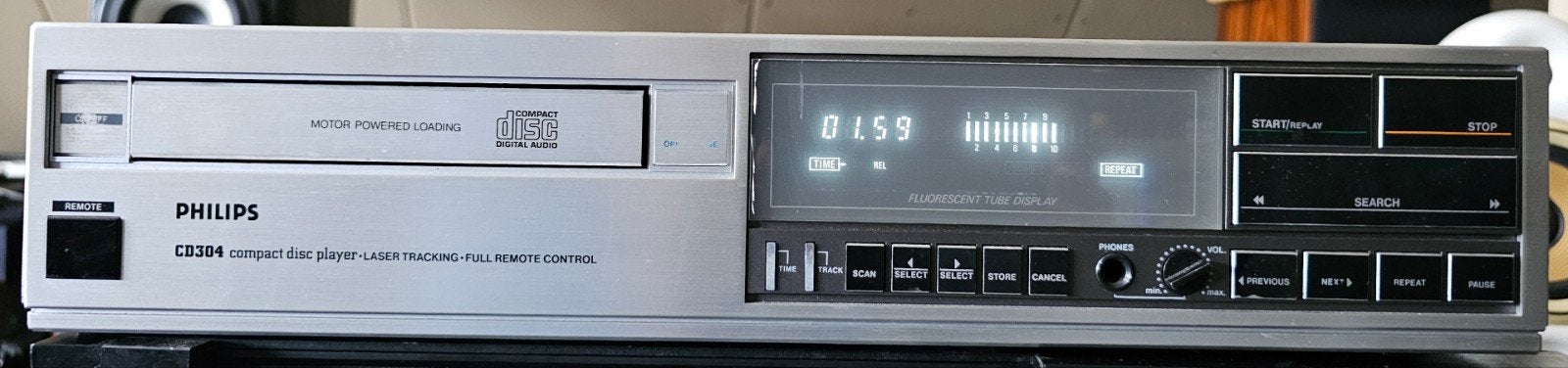 Philips CD304 vintage CDM1 Swingarm,+AB, serviced,garantie !, PHILIPS, Philips, Refurbished, Ophalen of Verzenden