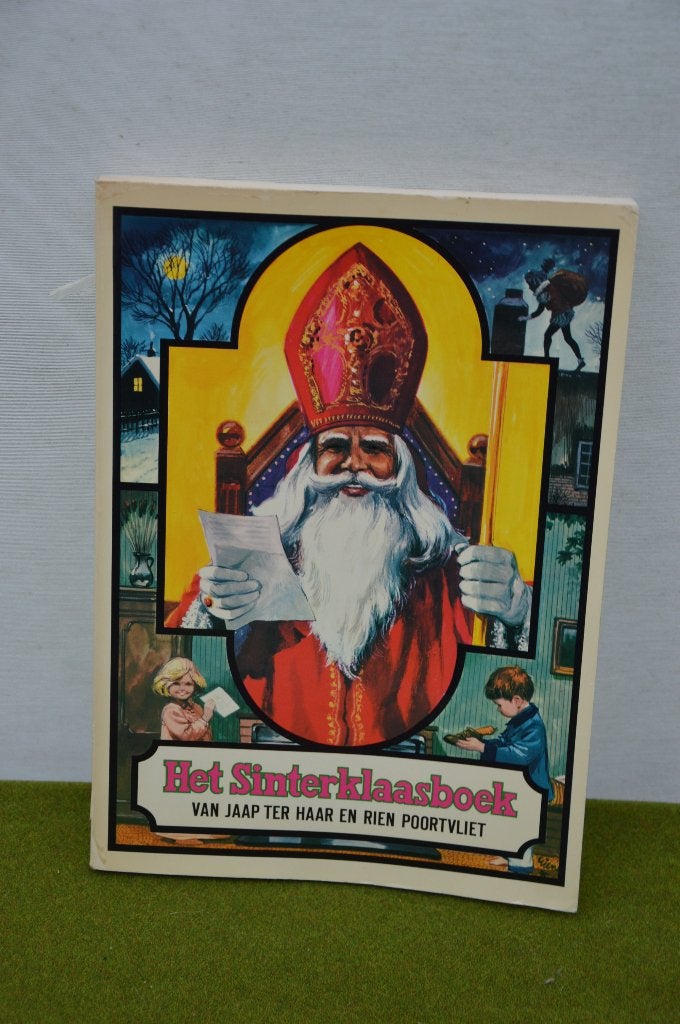 Vintage Sinterklaas / kerst omkeerboek Rien Poortviet 1980, Diversen, Ophalen of Verzenden, Gebruikt