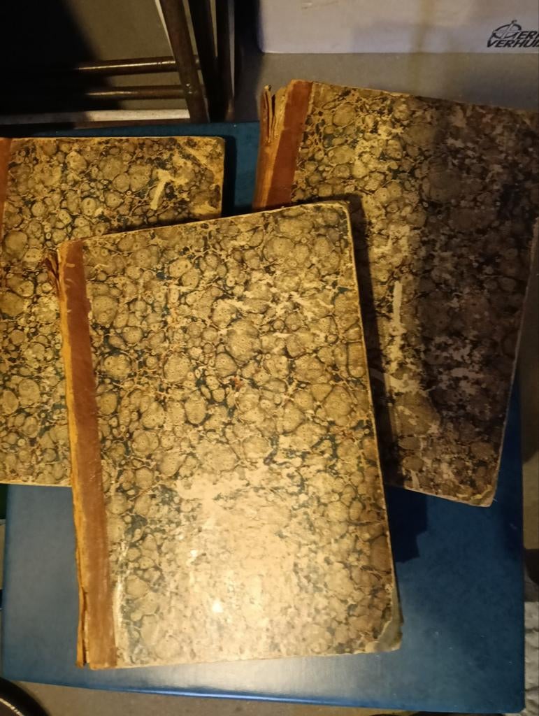 Prent-Bijbel Oude en Nieuwe Testament 1847, Ophalen of Verzenden, Gelezen