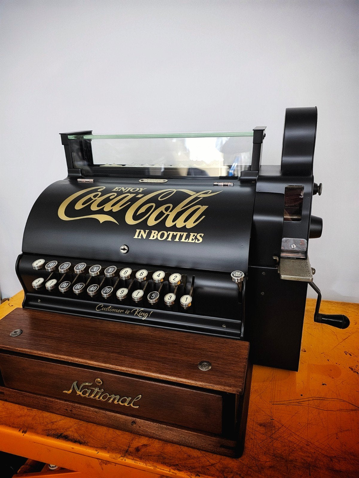 antieke kassa "National" nu €375 Coca-Cola edition, Antiek en Kunst, Ophalen