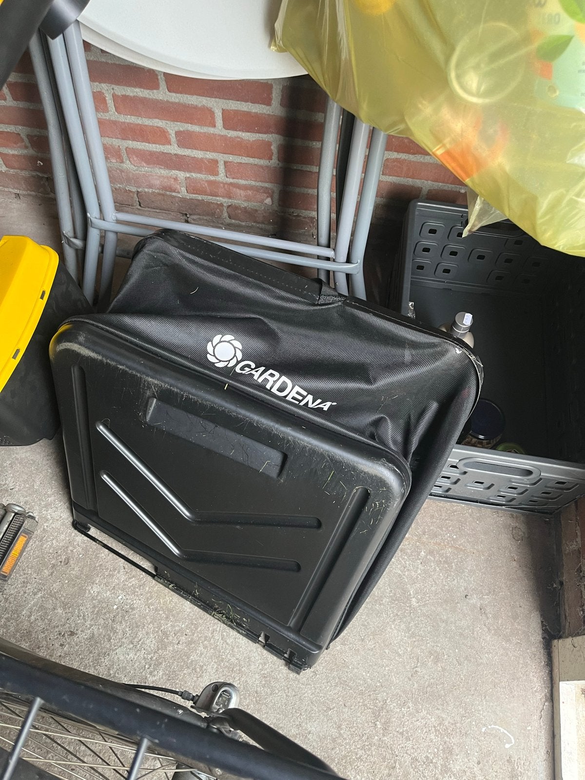 Gardena handgrasmaaier met opvangzak, Tuin en Terras, Ophalen, Gebruikt, Handgrasmaaier, Opvangzak