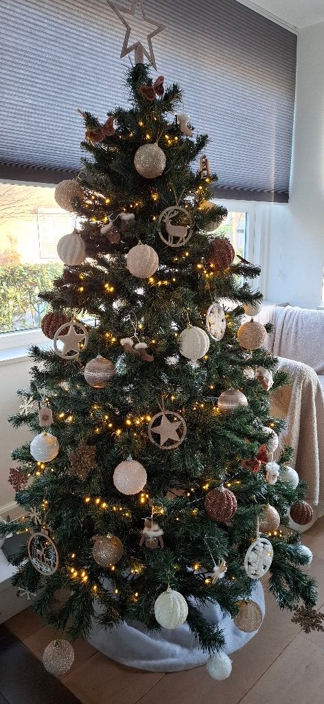 Kunstkerstboom / kerstboom Evergreen. Kerstdecoratie!, Ophalen of Verzenden, Zo goed als nieuw