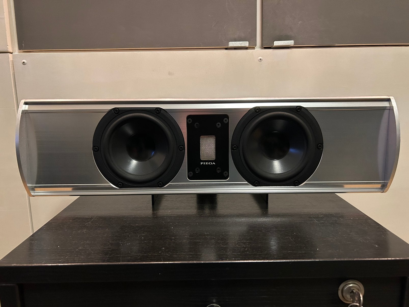 Piega P4C premium Center + 2x Satelliet P3 speakers, Ophalen, Zo goed als nieuw, Overige merken