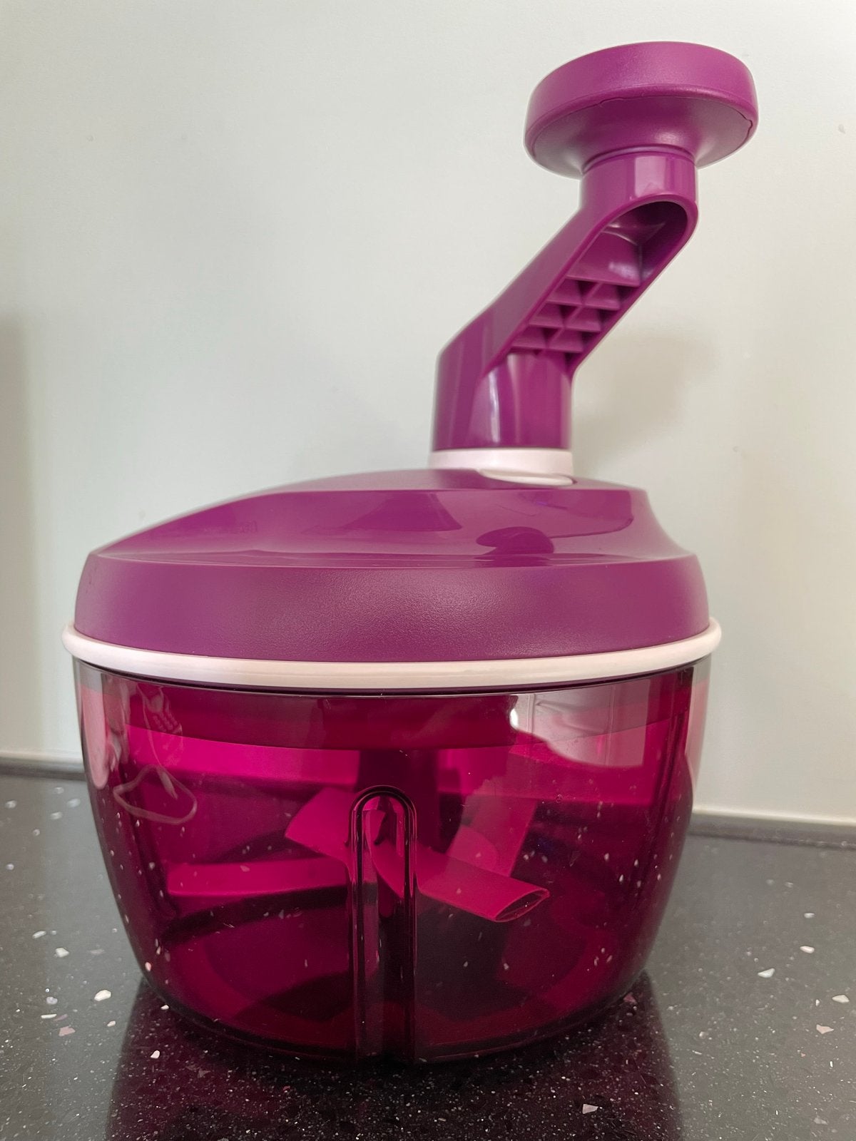 Tupperware Speedy Chef (compleet), Paars, Overige typen, Ophalen of Verzenden, Zo goed als nieuw