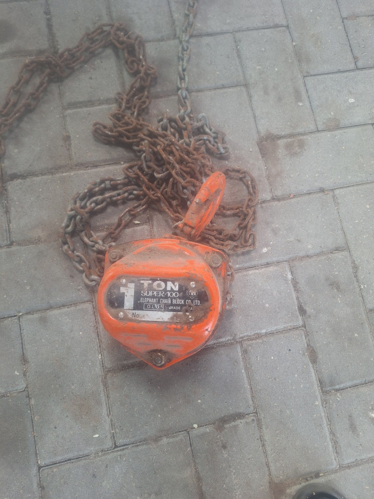 kettingtakel 1 ton - Gebruikt, Ophalen, Gebruikt