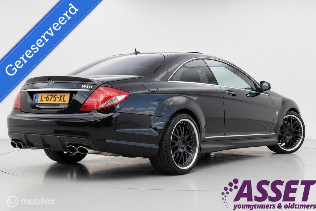 Youngtimer Mercedes CL500 V8 aut VÄTH tuning 460pk schuifda, Auto's, Mercedes-Benz, Automaat, 5461 cc, Achterwielaandrijving, Gebruikt