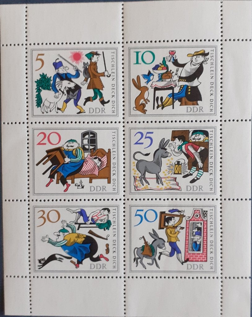 DDR Kleinbogen 1966 Marchen Postfris, Postzegels en Munten, Ophalen of Verzenden, DDR, Postfris