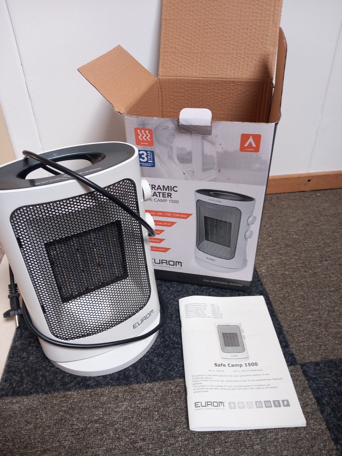 ceramic heater (ook voor de camper/camping), Huis en Inrichting, Kachels, Gebruikt, Overige soorten, Elektrisch, Ophalen of Verzenden