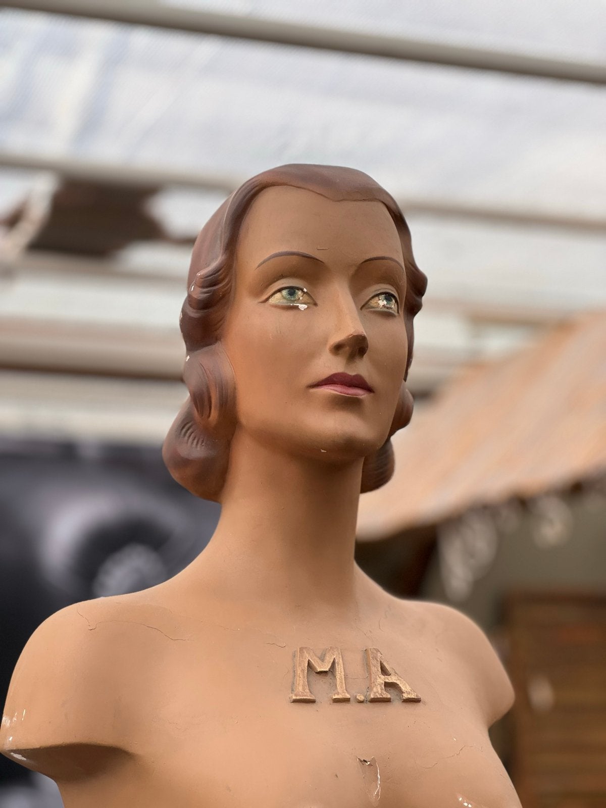 UNIEKE lingerie-mannequin jaren '20 - Authentieke eyecatcher, Antiek en Kunst, Ophalen