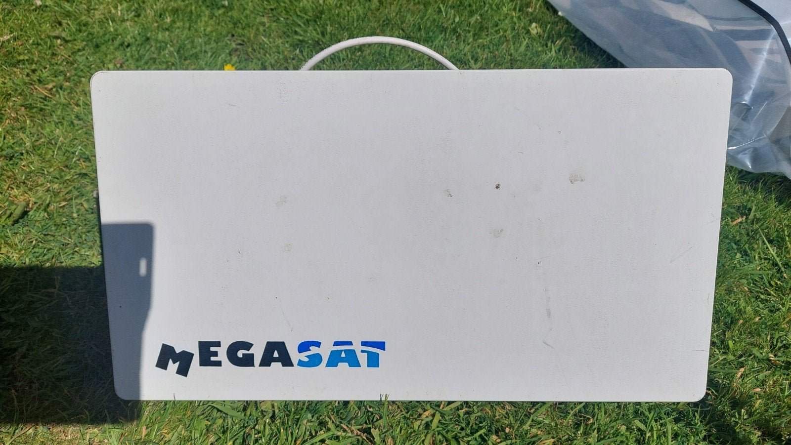 Megasat schotelantenne met ontvanger en kabel, Ophalen of Verzenden, Gebruikt, (Schotel)antenne, Overige merken
