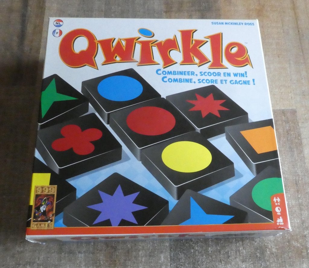 Qwirkle Bordspel vanaf 8 jaar., Vijf spelers of meer, Ophalen of Verzenden, Zo goed als nieuw, 999 Games