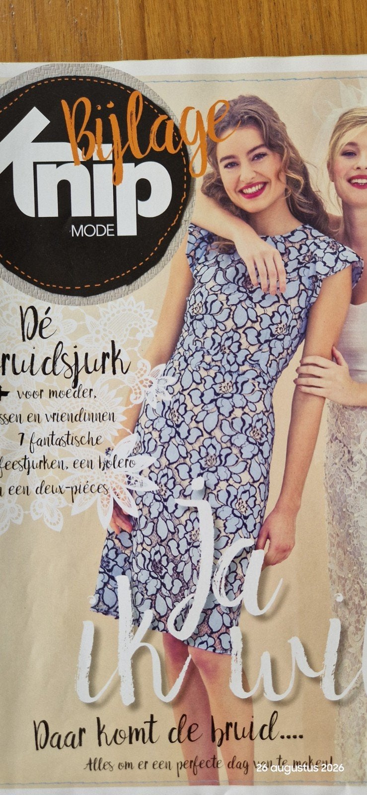Knipmode Bruidsbijlage - Patronen voor bruiloftskleding, Hobby en Vrije tijd, Kledingpatronen, Ophalen of Verzenden, Nieuw