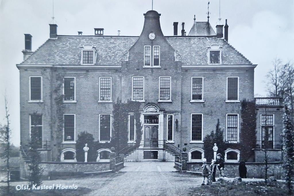 Fotokaart Olst - Kasteel Hoenlo - 1969, Ophalen of Verzenden, 1960 tot 1980, Ongelopen, Overijssel