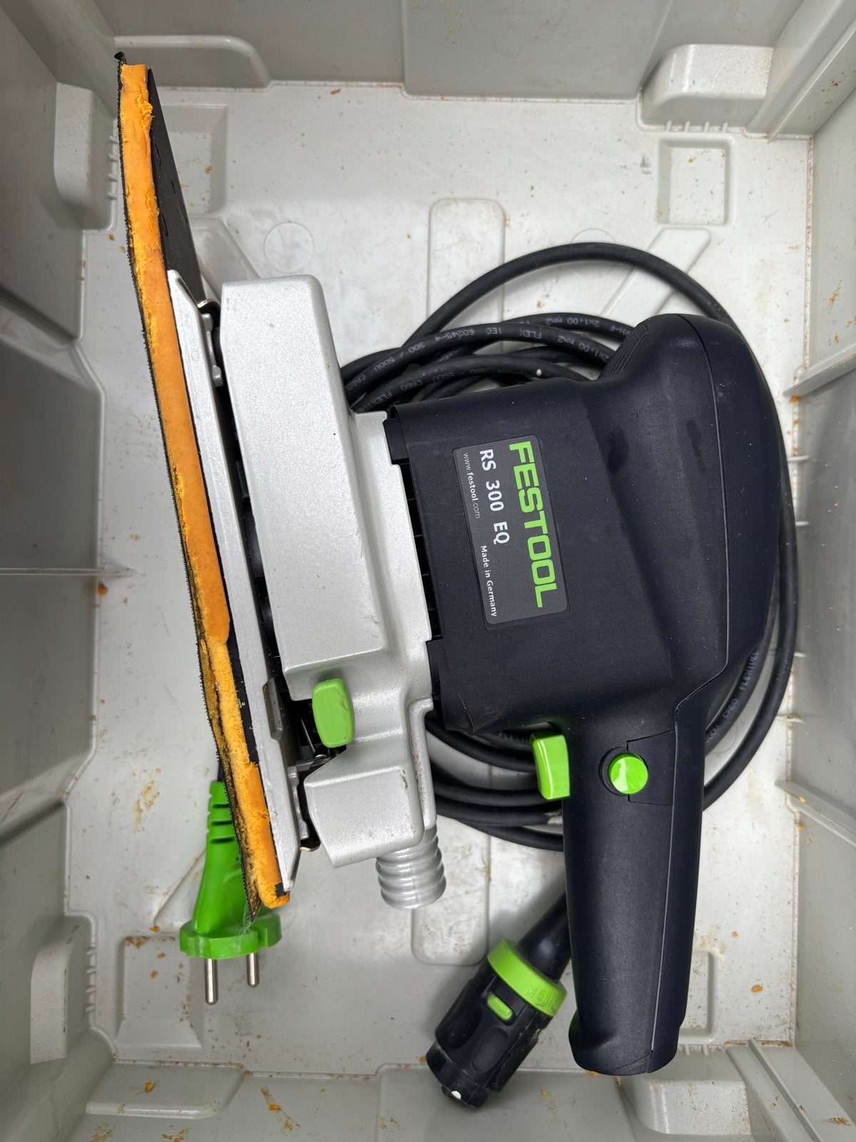 Festool RS 300 EQ Vlakschuurmachine -, Ophalen of Verzenden, Gebruikt, Minder dan 600 watt, Vlakschuurmachine