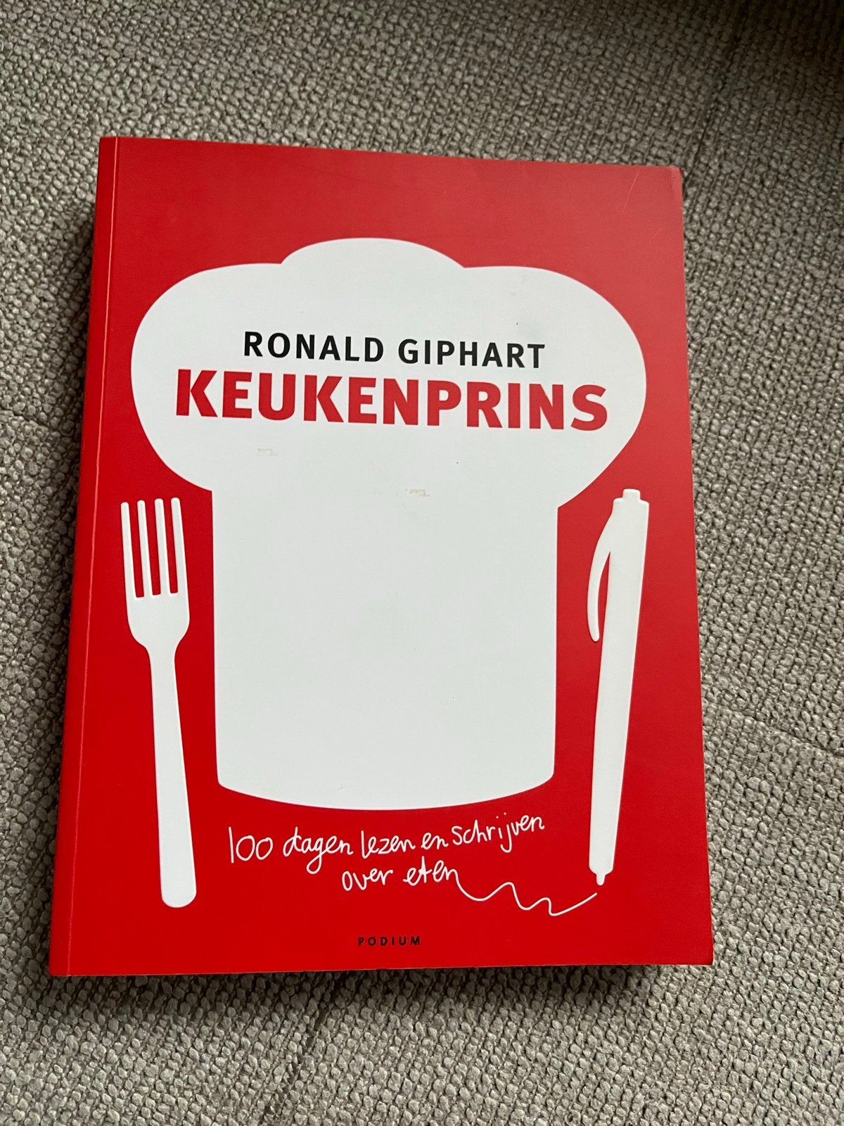 Ronald Giphart - Keukenprins: 100 dagen lezen en schrijven, Boeken, Ophalen of Verzenden, Zo goed als nieuw, Overige gebieden