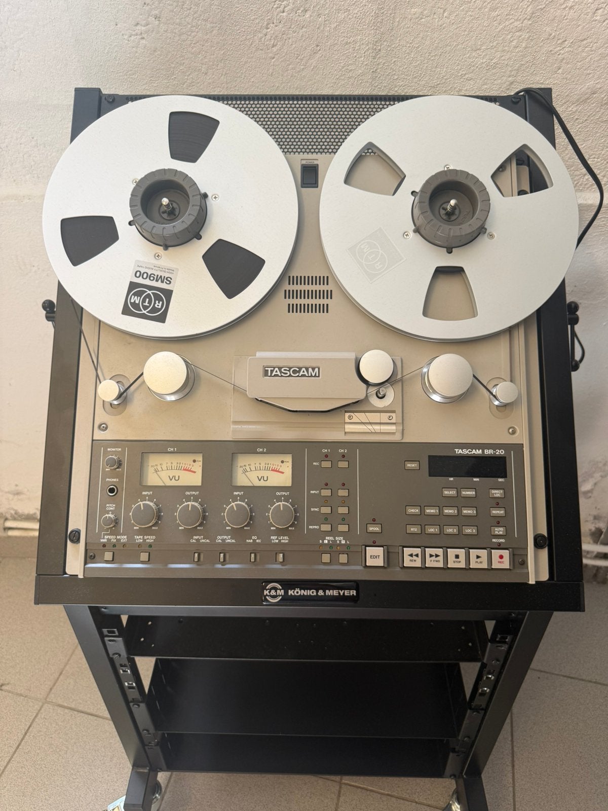Tascam BR20, Ophalen, Bandrecorder