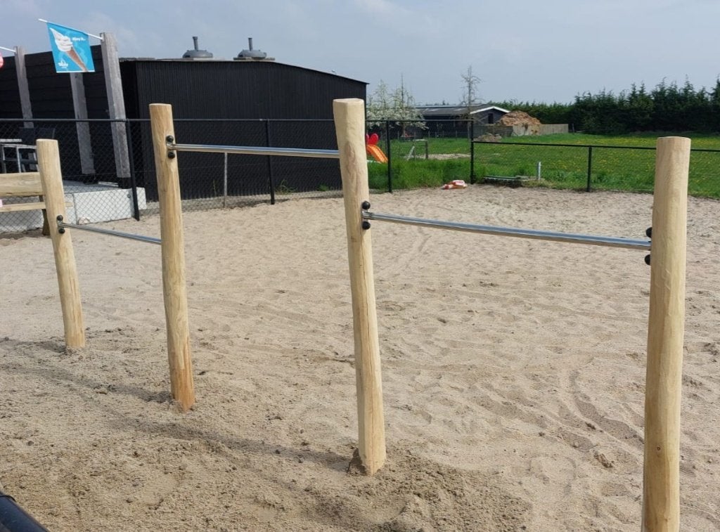 ROBINIA DUIKELREK DRIEDELIG kukelrek rekstok trapeze, Ophalen, Nieuw