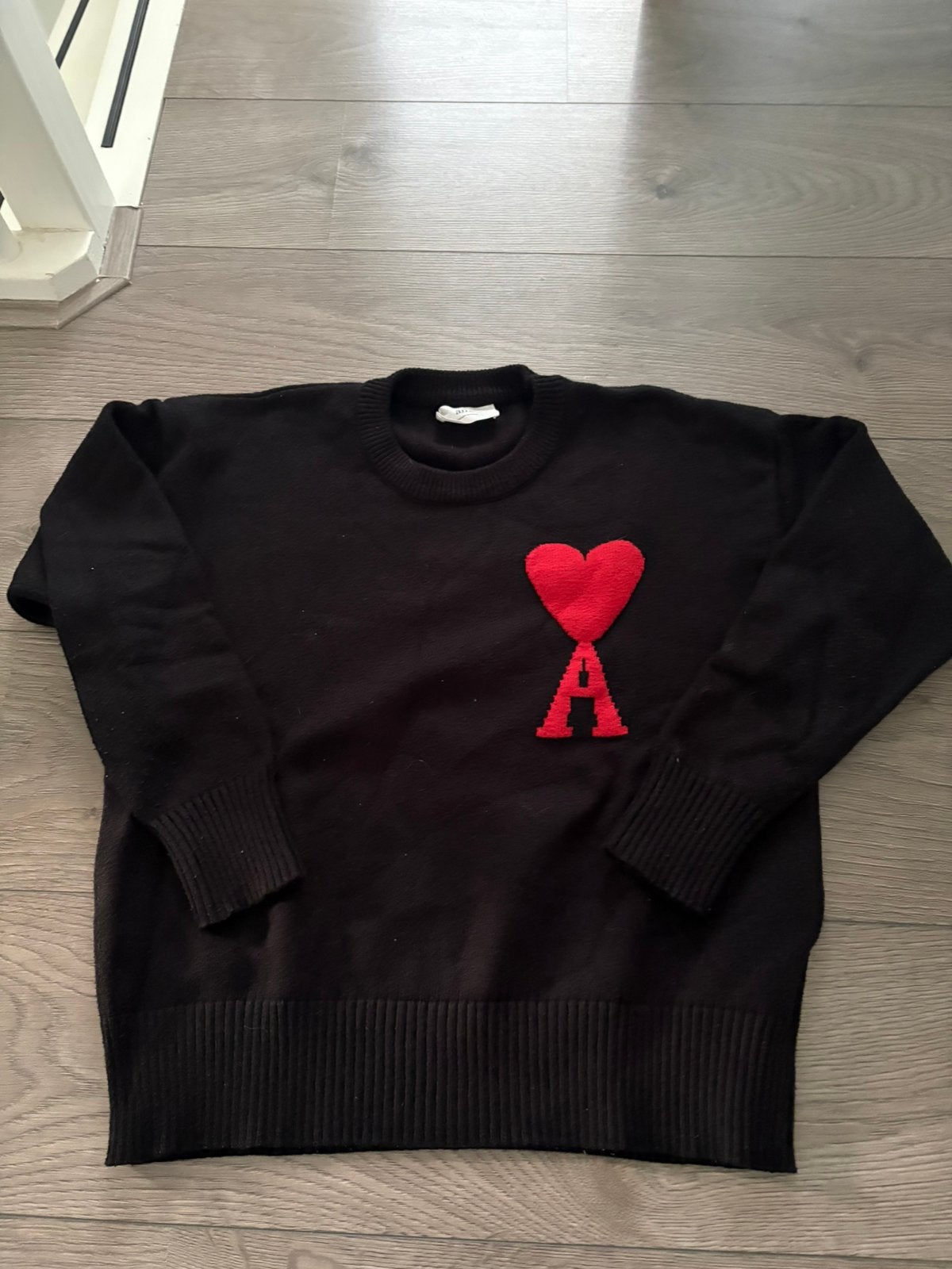 Ami paris trui, Ophalen of Verzenden, Zo goed als nieuw, Maat 46 (S) of kleiner, Zwart