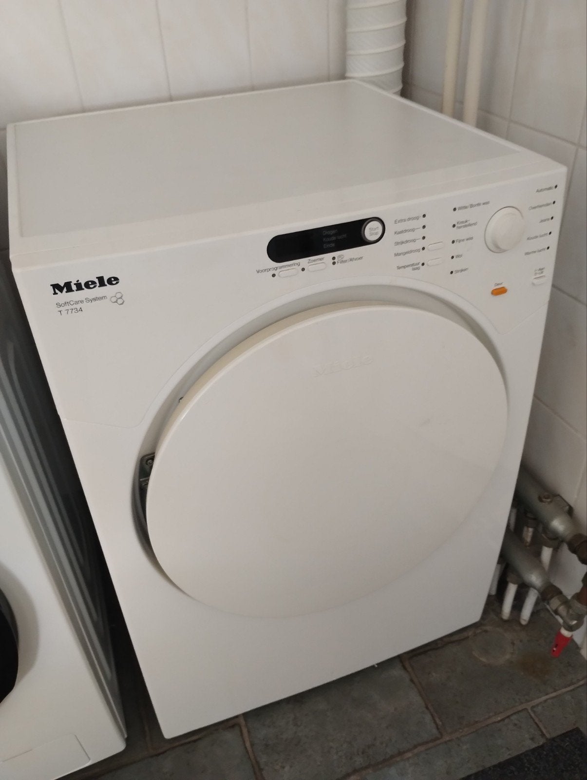 Miele SoftCare System T 7734 Wasdroger, Witgoed en Apparatuur, 6 tot 8 kg, Ophalen, Condens, 85 tot 90 cm