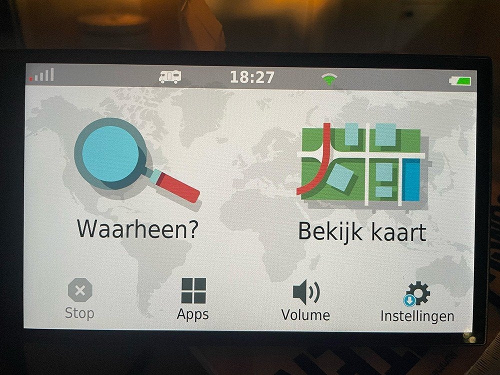 Garmin Camper 780 navigatiesysteem te koop – € 115,00, Ophalen of Verzenden, Gebruikt