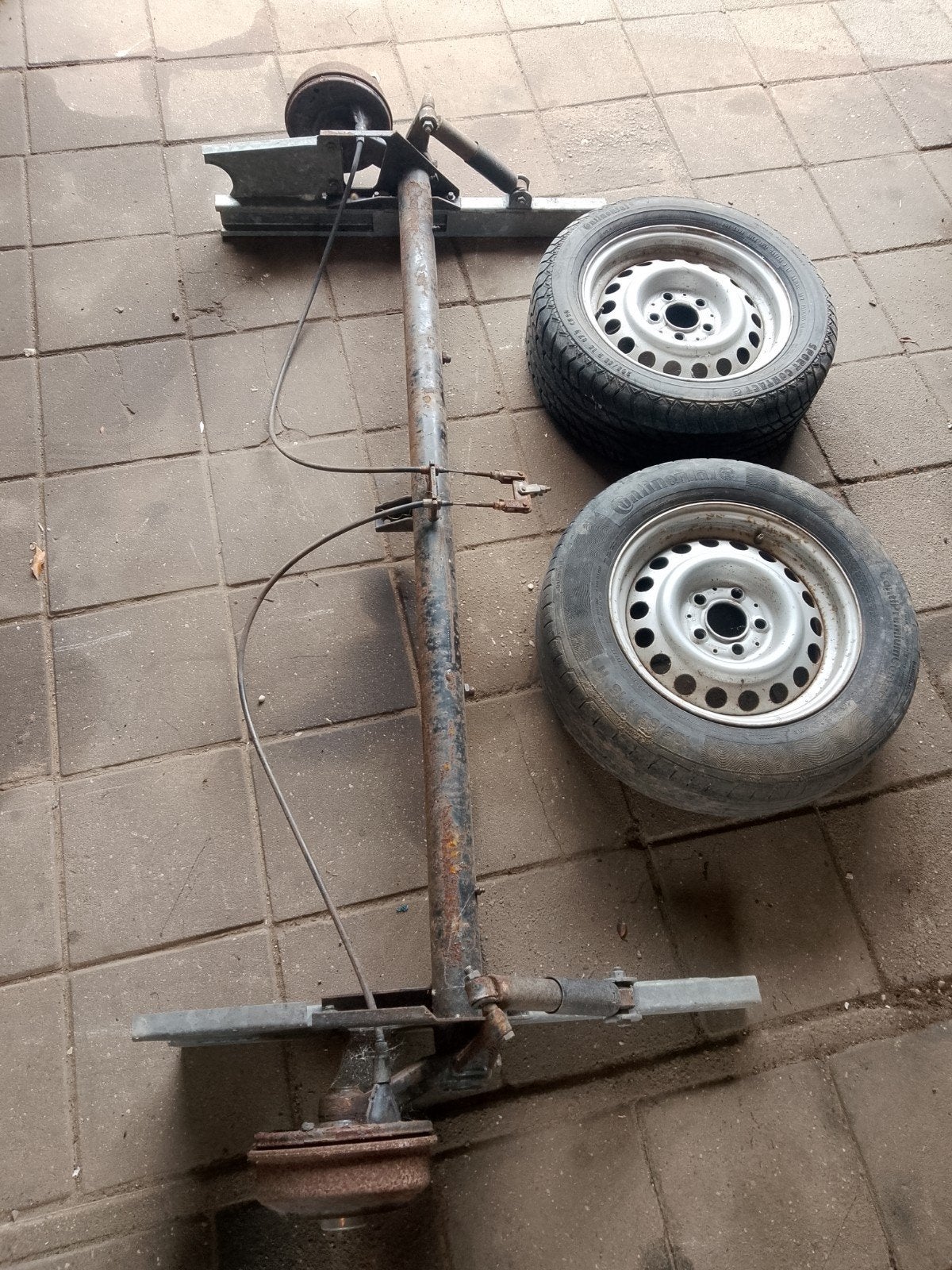 Aanhanger as 1350kg 5 gaats, Auto diversen, Aanhangwagen-onderdelen, Ophalen of Verzenden