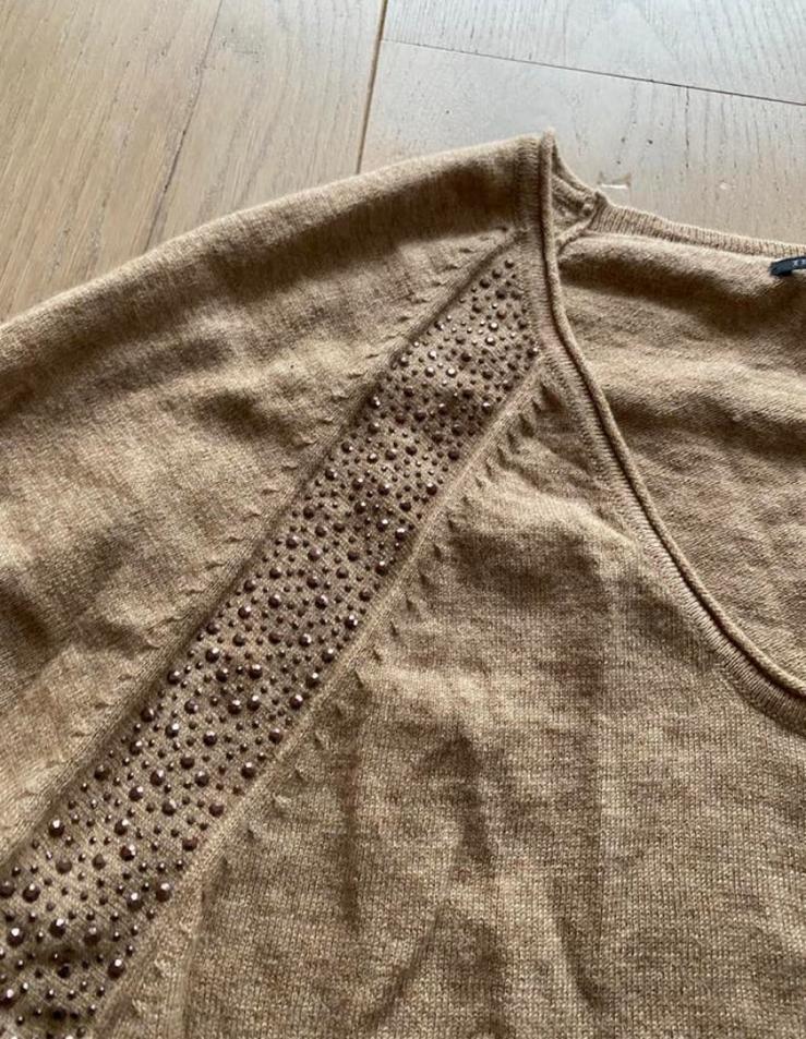 Ikks trui wol zijde nieuwstaat M, Ophalen of Verzenden, Zo goed als nieuw, Maat 38/40 (M), Beige