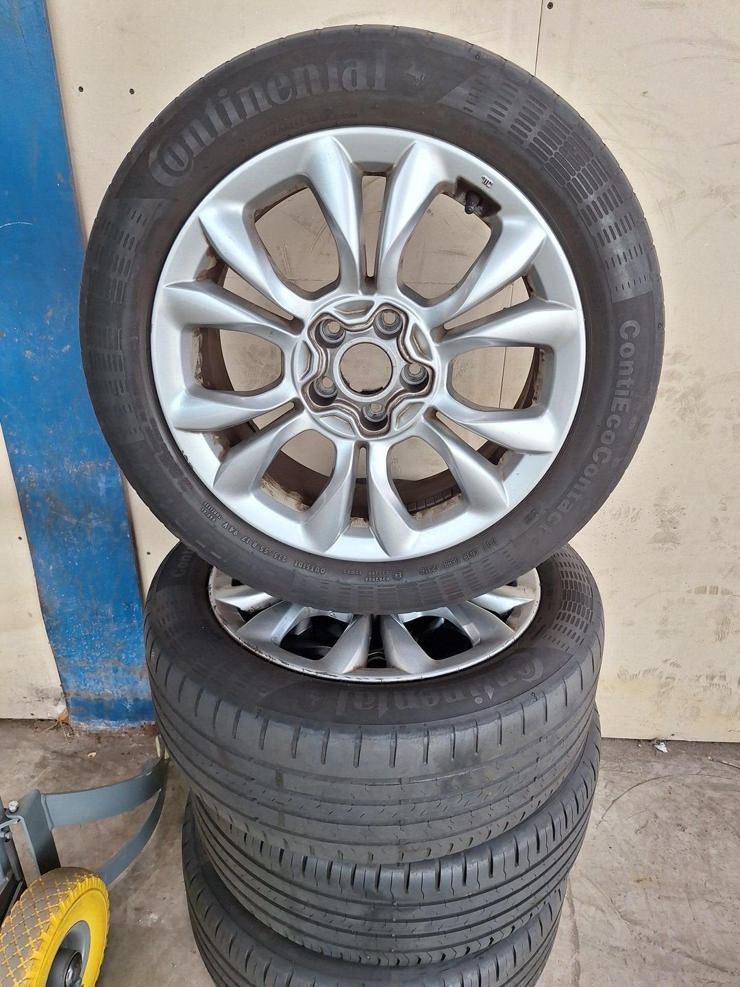 Fiat 500X Zomerset 17 Inch Origineel, Ophalen, -, -, Banden en Velgen