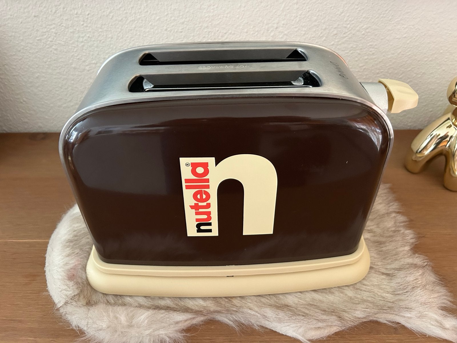 NIEUW Nutella Evviva Broodrooster Bruin/Zilver SPOTPRIJS!!!, Ophalen of Verzenden, Nieuw