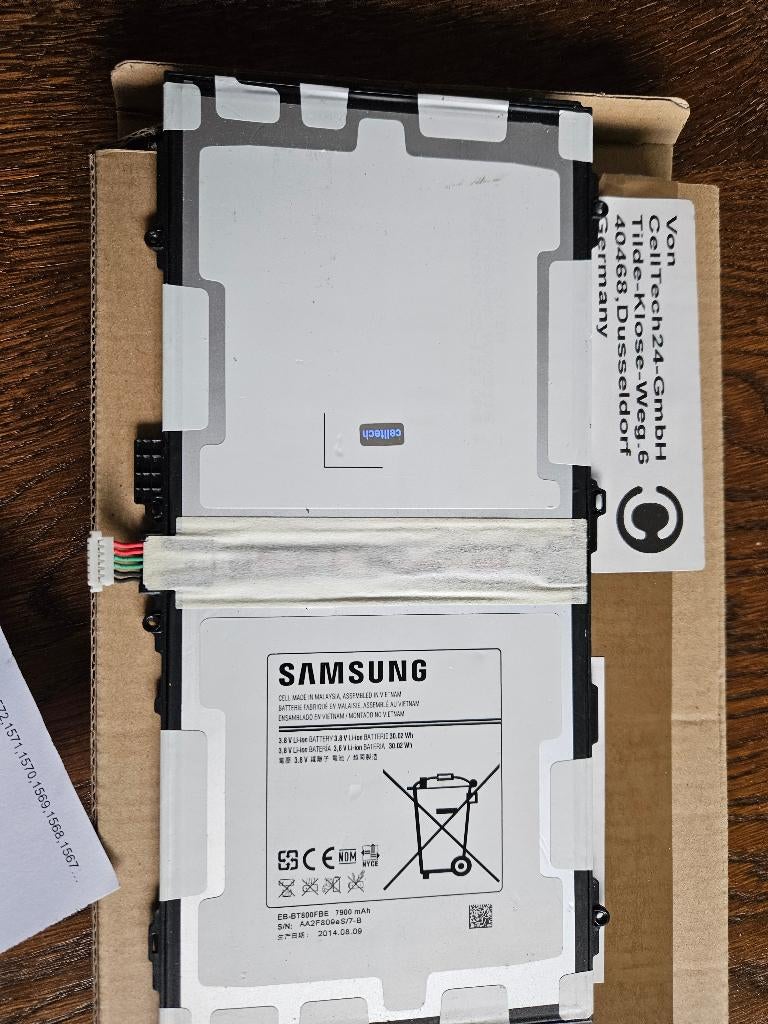 Accu tab, Computers en Software, Android Tablets, Usb-aansluiting, Nieuw, Samsung tablet, 16 GB