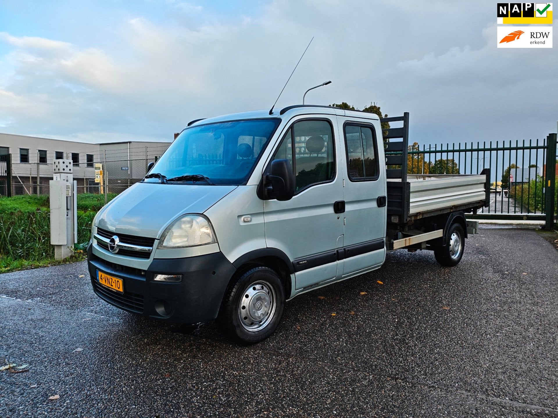 Opel Movano 2.5 CDTI L3H1 DC Kipper! Airco! Nap!, Voorwielaandrijving, Euro 5, Gebruikt, Origineel Nederlands