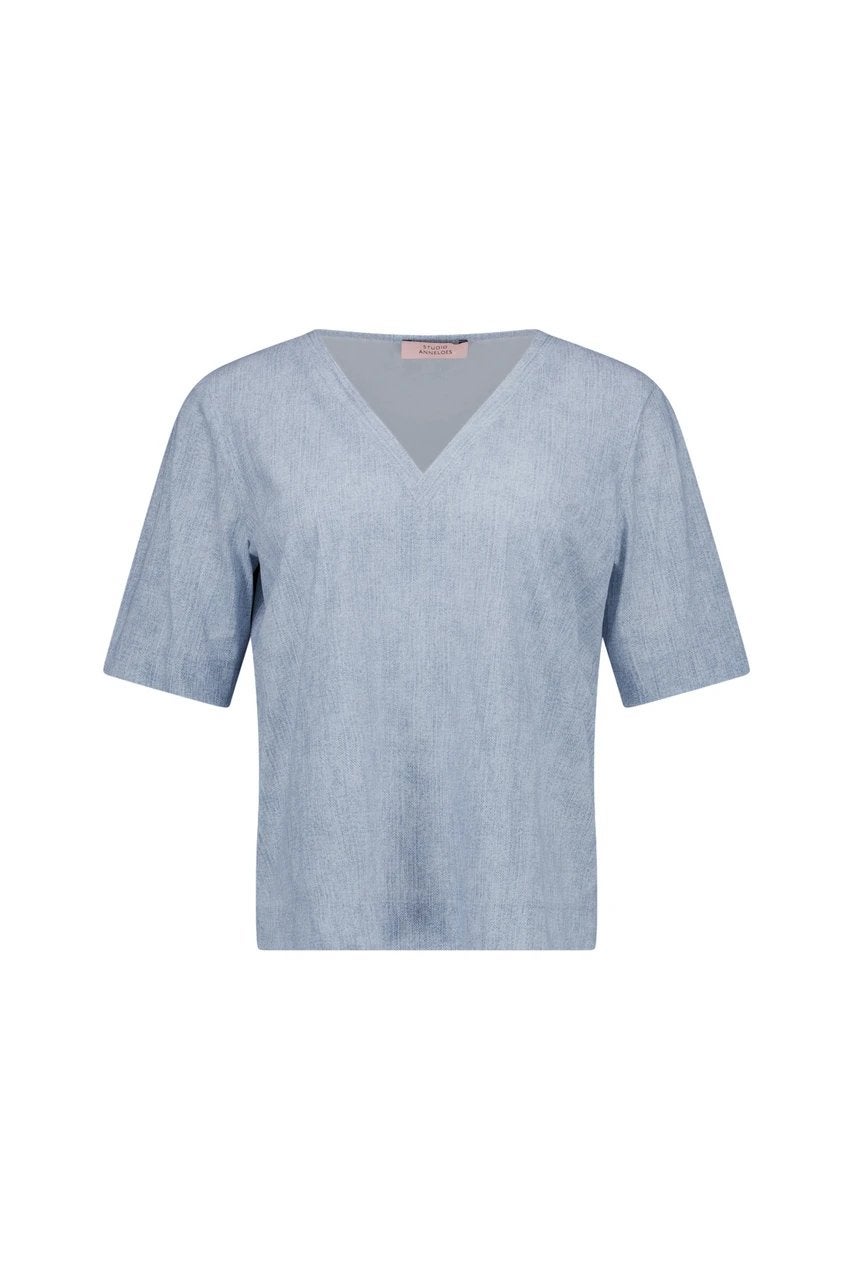 Nieuw! Studio Anneloes Top XXL - Inge Denim Travel Light Blu, Blauw, Maat 46/48 (XL) of groter, Nieuw, Ophalen of Verzenden