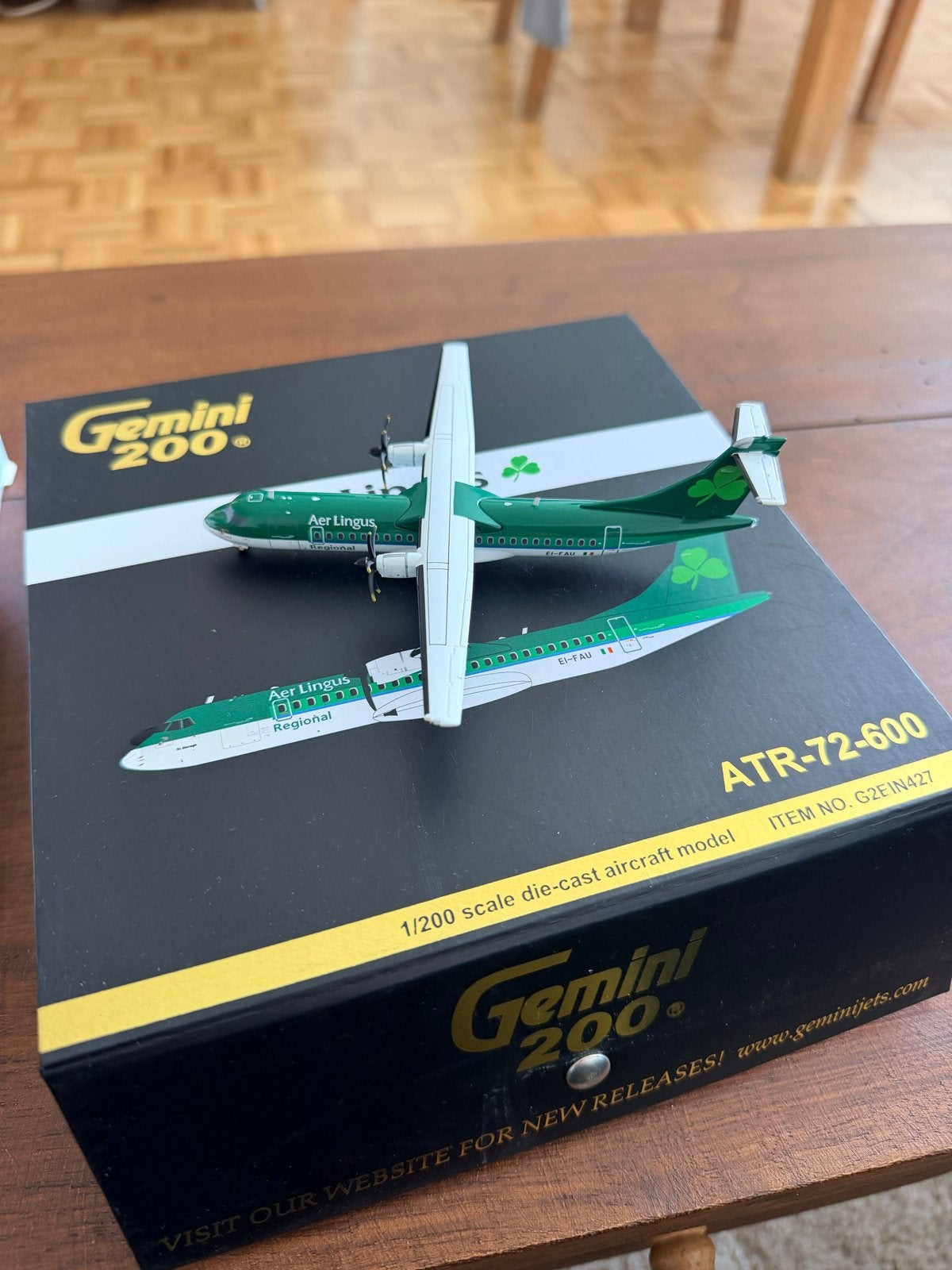 Gemini 200 Aer Lingus ATR-72-600 schaalmodel, Overige merken, 1:200 of kleiner, Nieuw, Ophalen of Verzenden