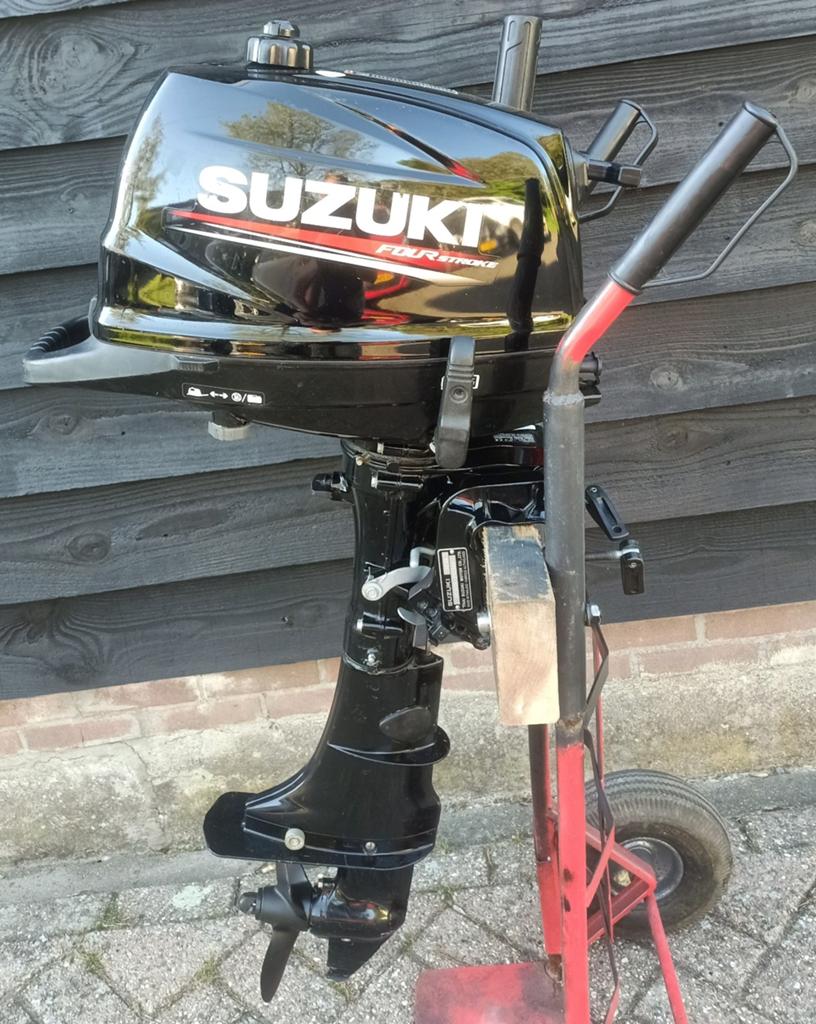Suzuki 5pk 4takt kortstaart buitenboordmotor, Watersport en Boten, Buiten- en Binnenboordmotoren, Ophalen, Gebruikt, 5 tot 10 pk