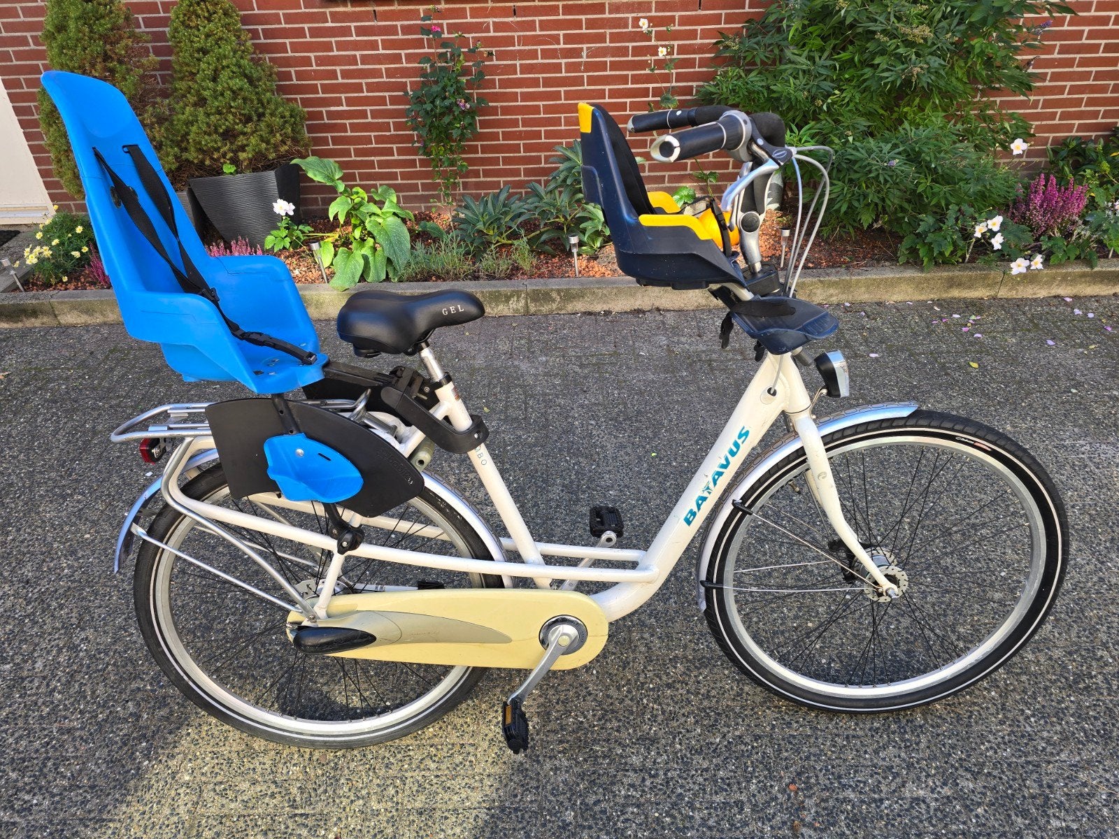 28 inch nette fijn rijdende batavus mambo mamafiets 57 cm 7v, Fietsen en Brommers, Ophalen, 2 zitjes, Gebruikt, Versnellingen