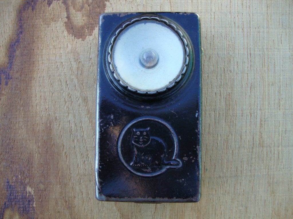 + Nederlandse Werkende Witte Kat Zaklamp Van Voor 1940  +, Verzamelen, Ophalen of Verzenden, Nederland