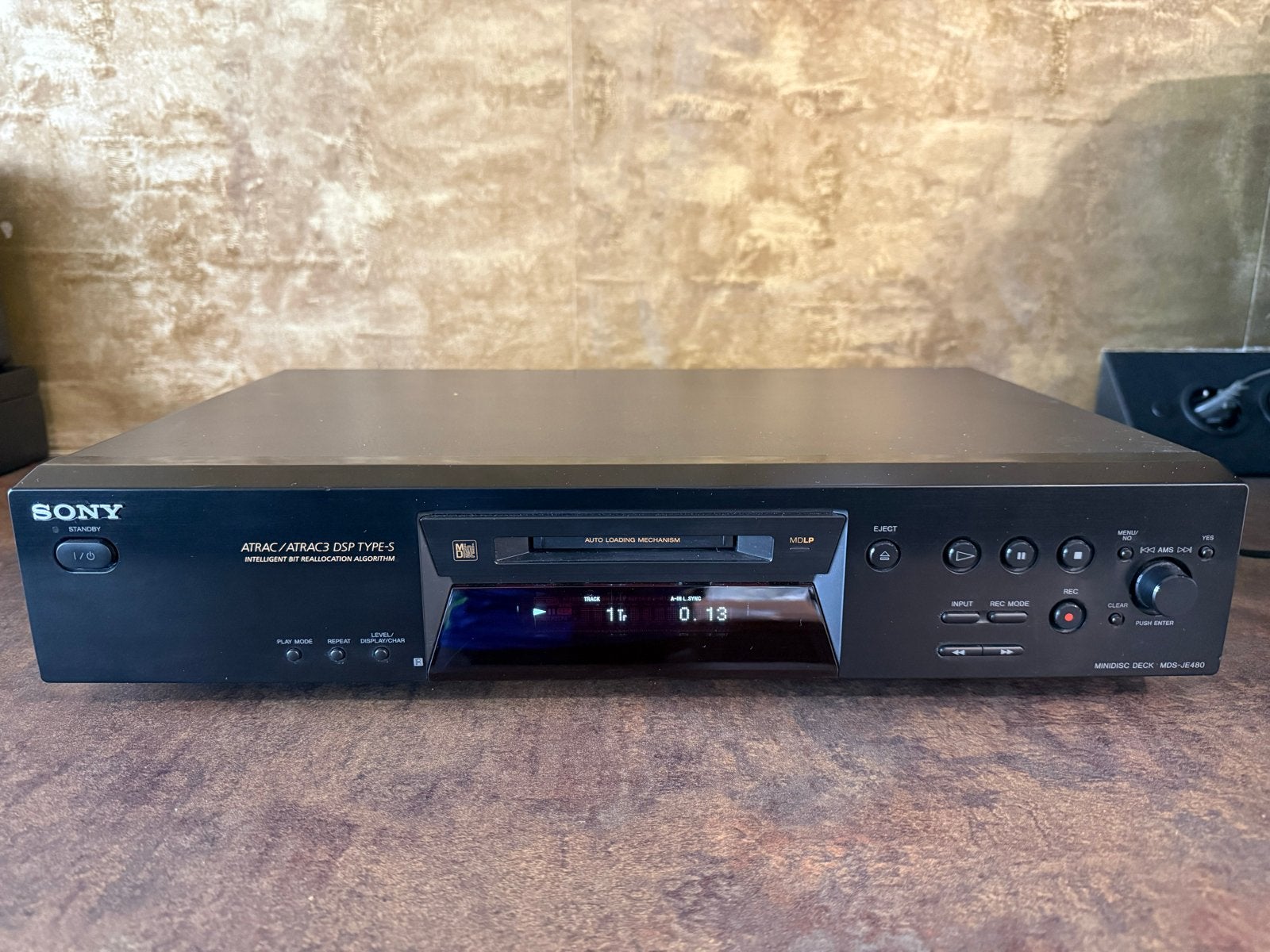 Sony MDS-JE480 Minidisc deck met afstandsbedienin, Audio, Tv en Foto, Walkmans, Discmans en Minidiscspelers, Ophalen of Verzenden