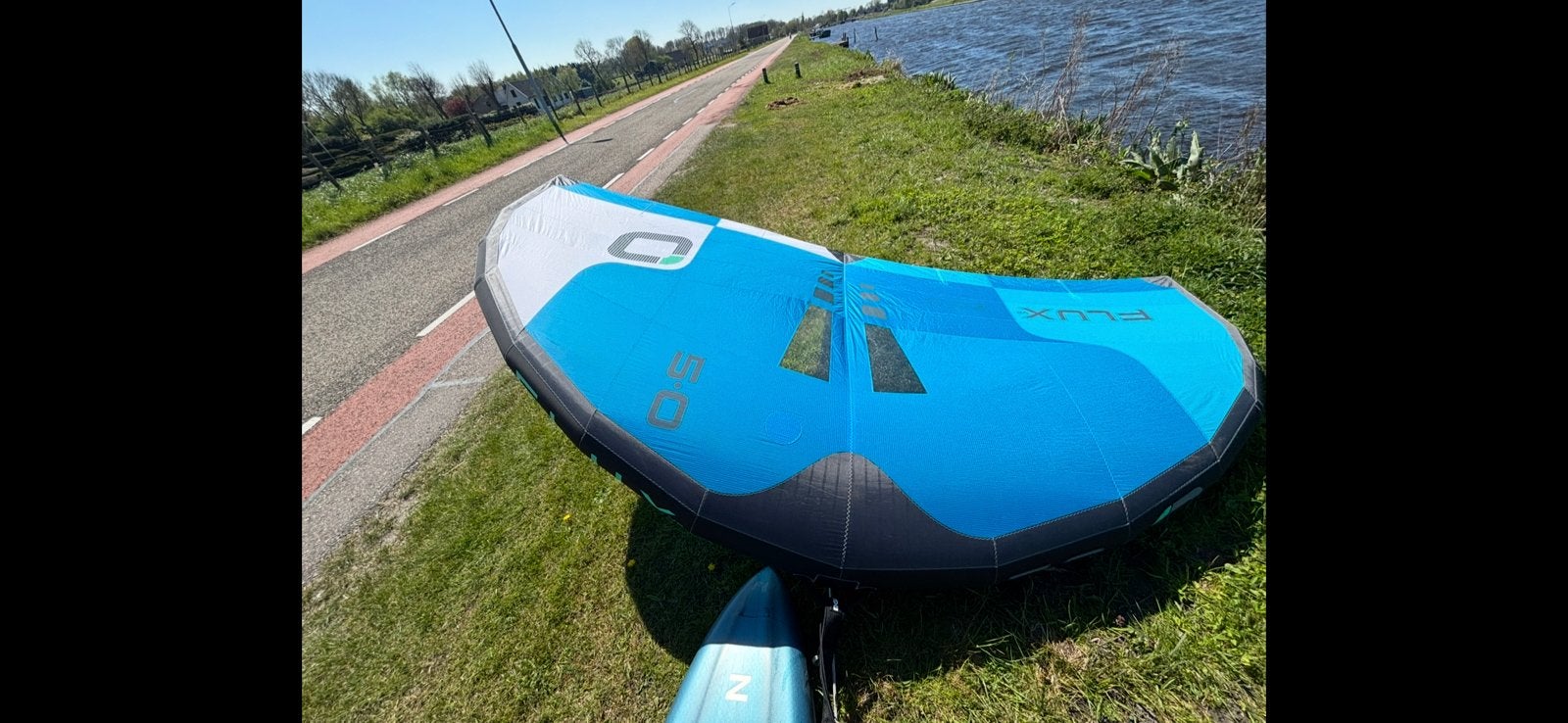 Ozone Flux V2 Wing 5.0m, Ophalen of Verzenden, Zo goed als nieuw, Wingsurf-wing