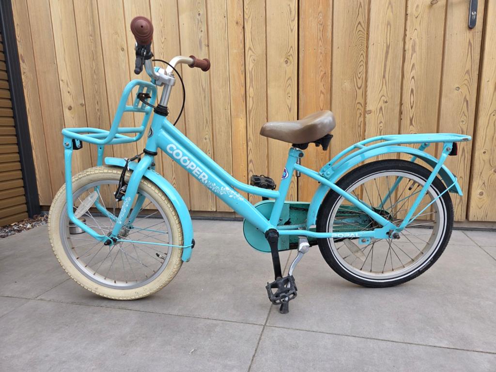 Kinderfiets Popal Cooper 16 inch - gebruikt, Ophalen, Gebruikt, 16 tot 20 inch