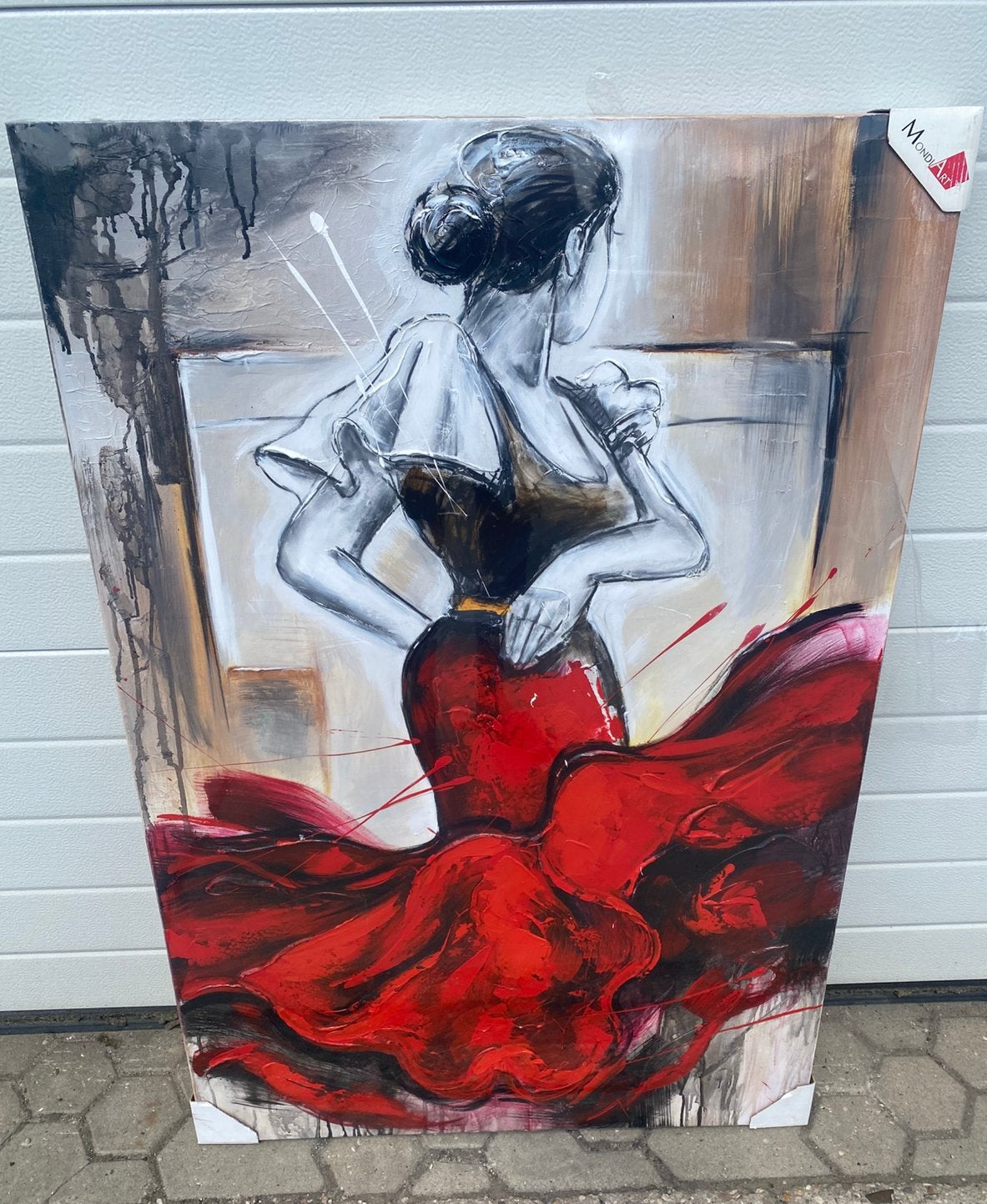 Schilderij Spaanse dame nieuw, Antiek en Kunst, Ophalen, Figuren
