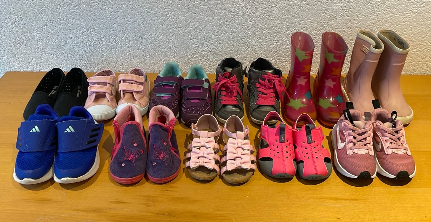 Schoenen pakket - meisjes maat 23/24/25/26/26, Ophalen of Verzenden, Gebruikt, Meisje, Schoenen