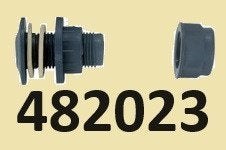 Kunststof huiddoorvoer 3/4” en slangtule 3/4” voor watertank, Ophalen of Verzenden, Nieuw, Motor en Techniek