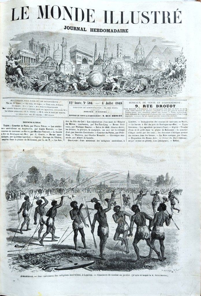 Le Monde Illustré bundel 1868 prachtig, Ophalen of Verzenden
