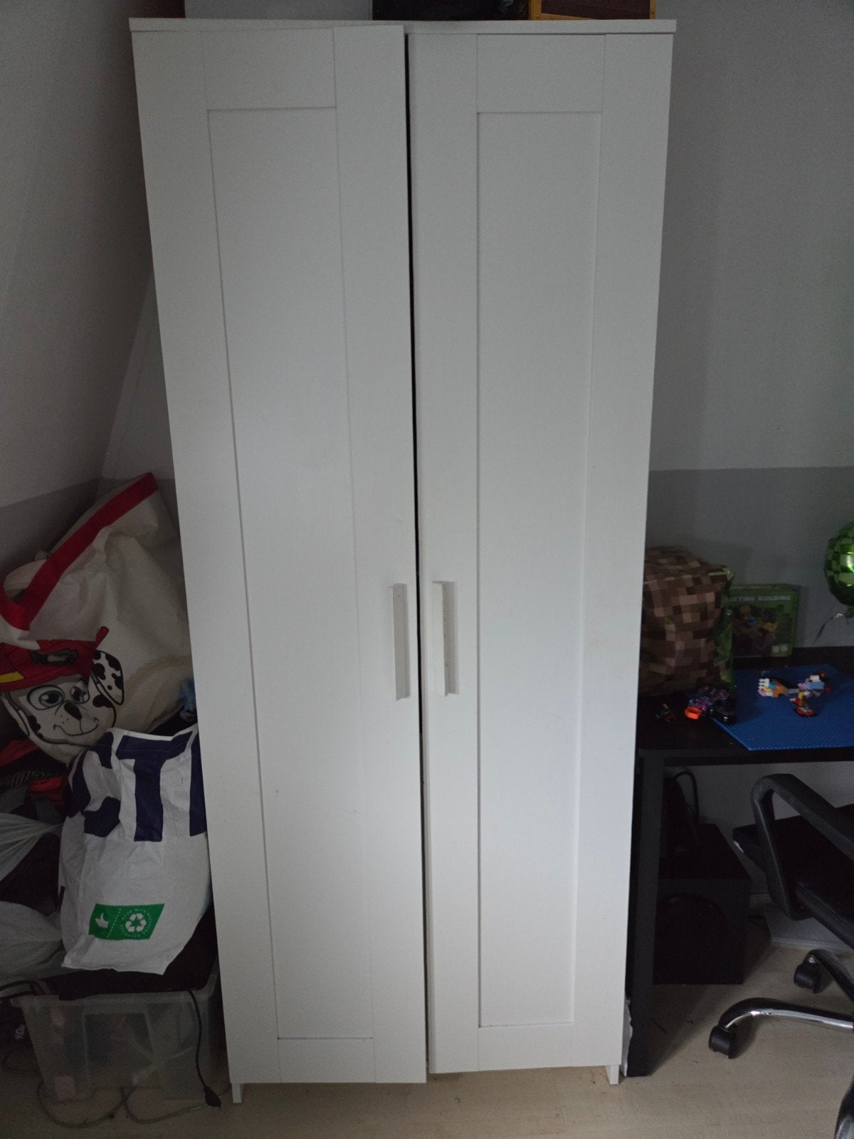 Witte brimnes kast, Ophalen, Gebruikt, 25 tot 50 cm, 50 tot 100 cm