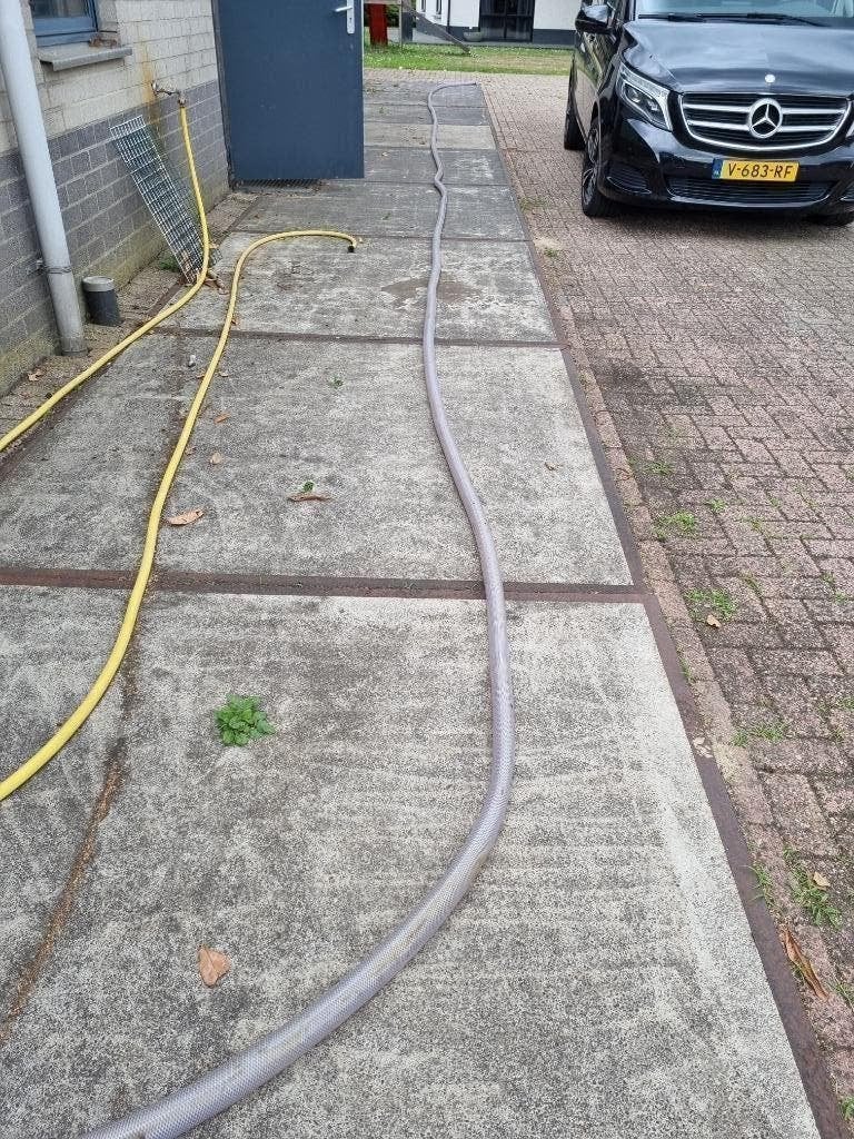 18M POLYFLEX GEWAPENDE SLANG WATERSLANG 38X48 MM 30 BAR, Tuin en Terras, Tuinslangen, Ophalen, Gebruikt, Tuinslang
