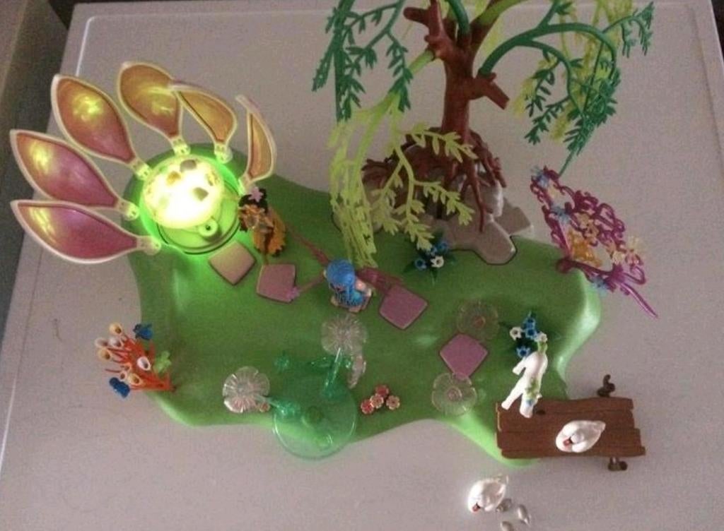 Playmobil Magische Feeënwereld met Eenhoorn en Zwanen, Ophalen, Gebruikt, Complete set